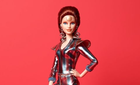 David Bowie Barbie doll from Mattel.