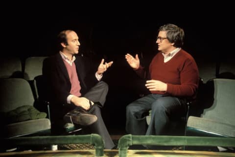 Gene Siskel and Roger Ebert rated—and fought about—movies for At the Movies.