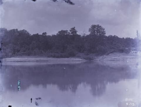 An old photograph of the Tombigbee River.