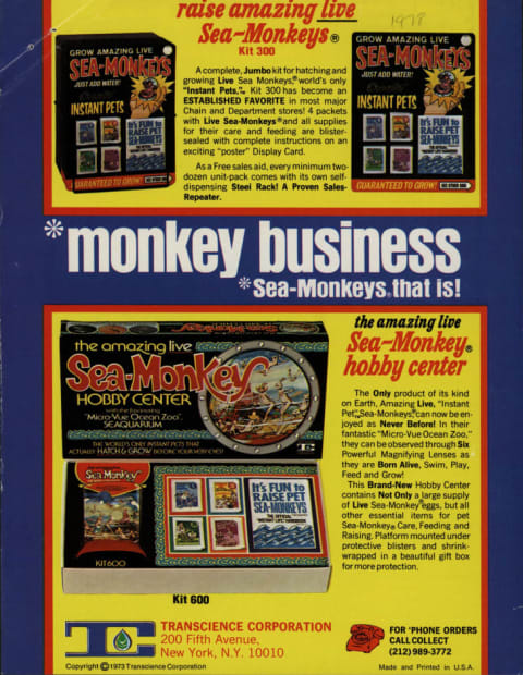 Trade publication ad circa 1973.