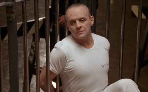 Anthony Hopkins stars in The Silence of the Lambs (1991).